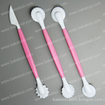 New 3pcs double sides detachable cake decorating modelling tools